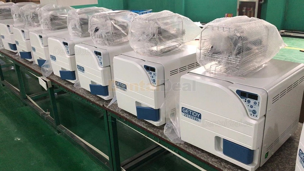 Getidy JCH 16L/18L/23L Benchtop Dental Autoclave Sterilizer Class N with Dryer